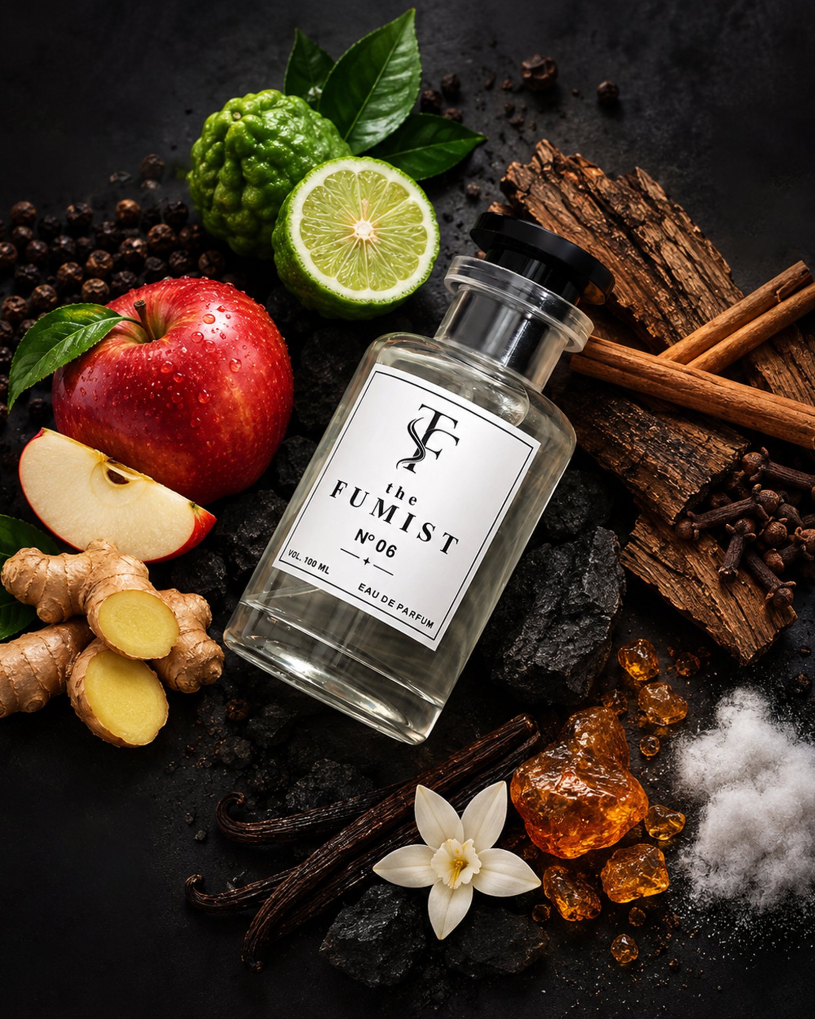 N° 06 — Fruity Chypre, with its raw materials