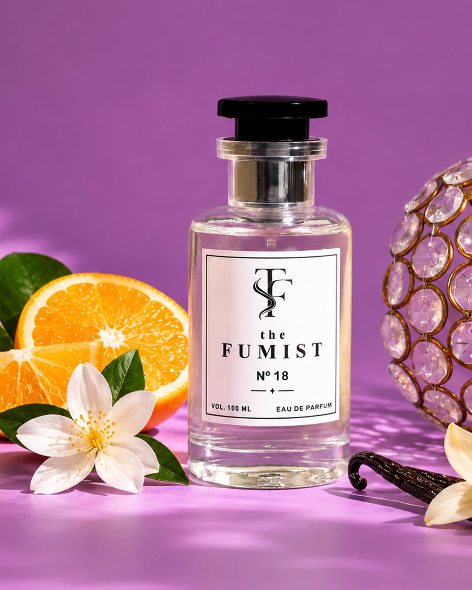 N° 18 — Amber Gourmand, with its raw materials