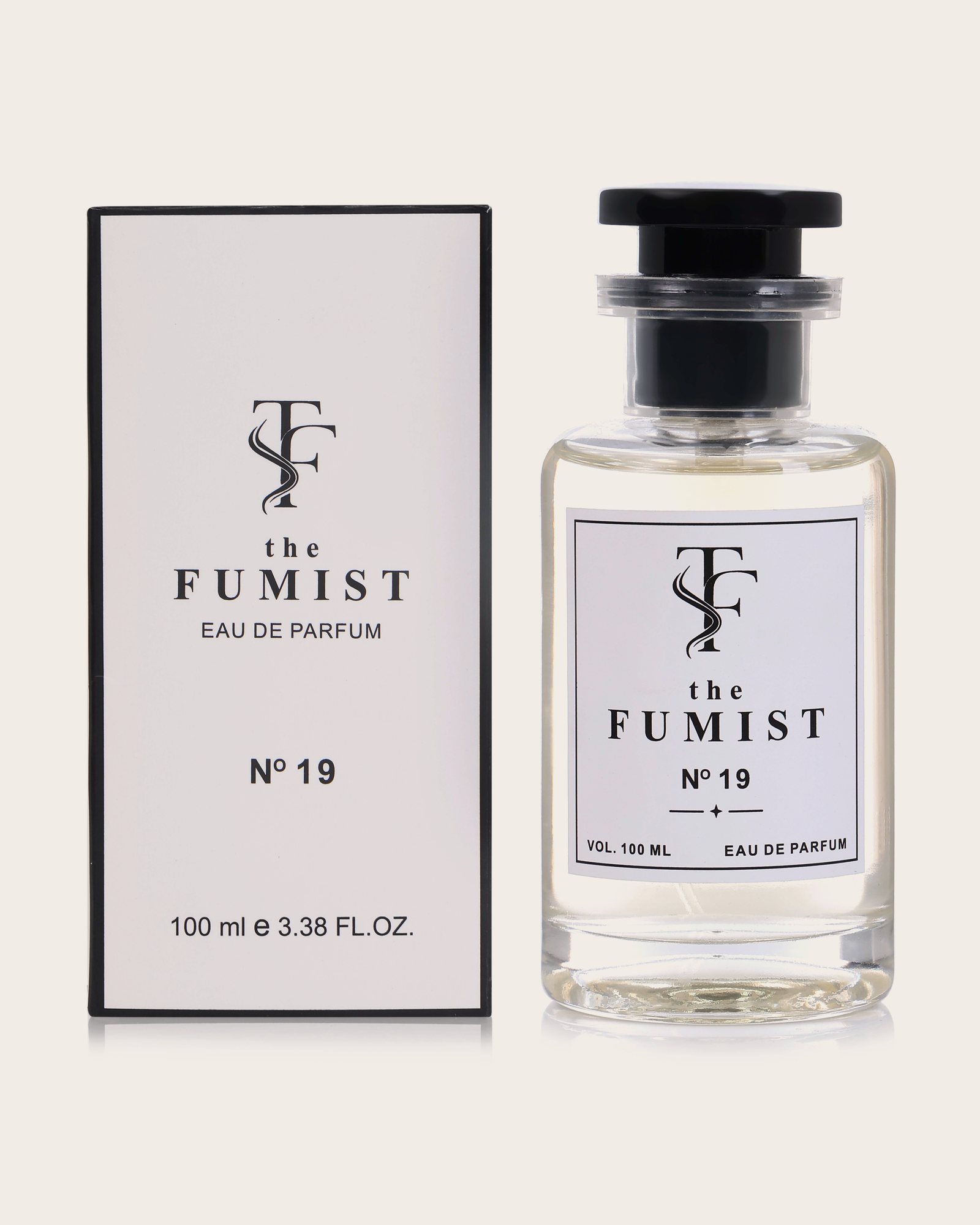 N° 19 — Floral Woody, bottle and box